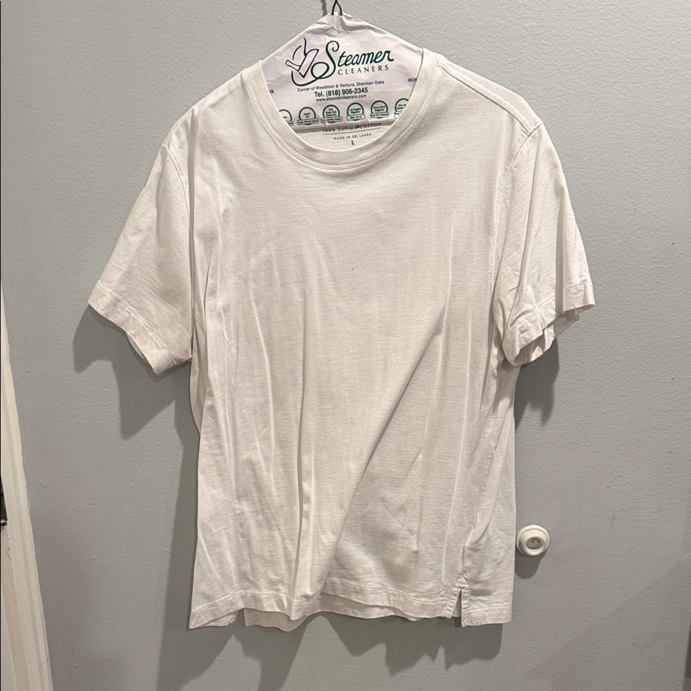 Banana Republic White Short Sleeve Tee